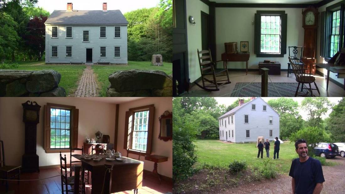 Views of the Nathanael Greene Homestead and its historic interior